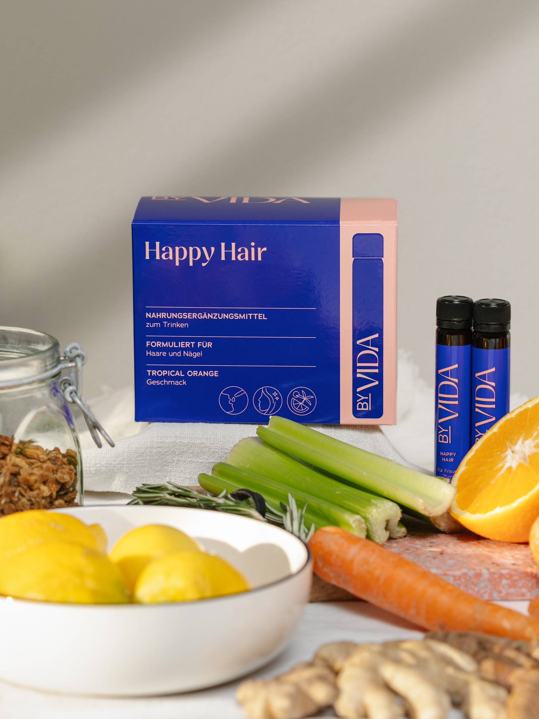 Das steckt alles in Happy Hair drin: